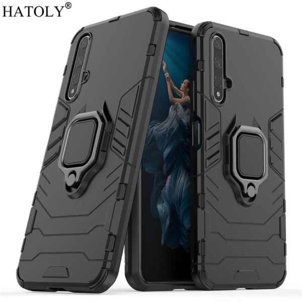 

cover finger ring phone hard pc tpu shell bumper armor case for huawei nova 5t