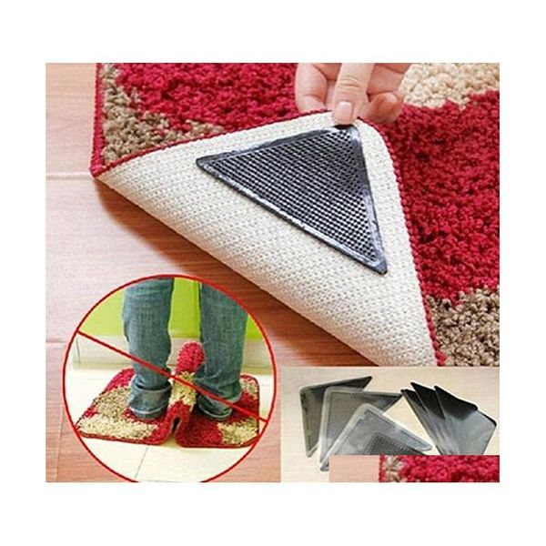 

wholesale- rug carpet mat grippers non slip anti skid reusable washable sile qylqsm bwkf