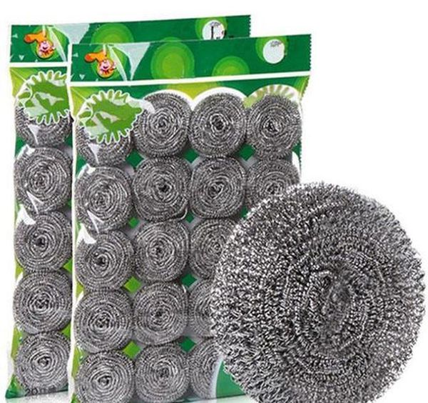 

kitchen stainless steel wash pot household department store dish washing decontamination clean wire ball wire bbymsn warmslove