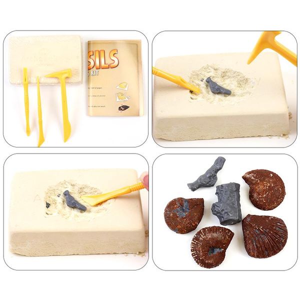 

diy ископаемые dig it out раскопки kit обучающие детские игрушки археология игрушки для малышей diy ископаемые wmtzmg dh_niceshop