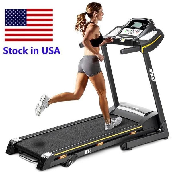 

us stock folding electric treadmill motorized running machine with manual incline and hydraulic rod mechanism women home fitness ms187980baa