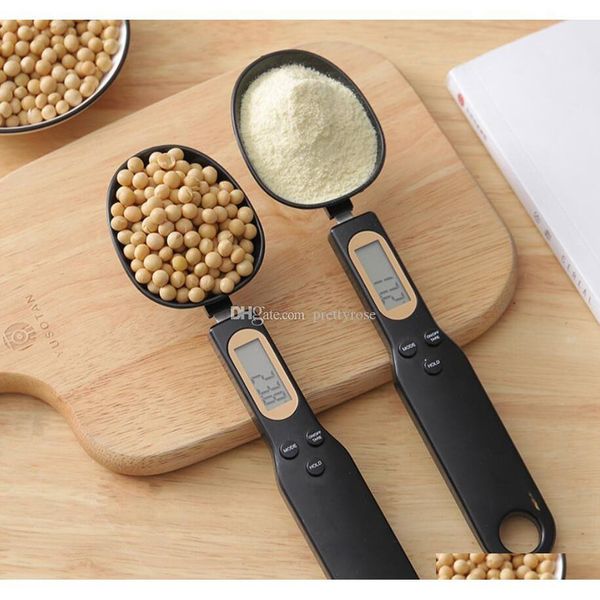 

500g/0.1g lcd display digital kitchen measuring spoon electronic digital spoon scale mini kitchen scales baking supplie jllyhf xhhair
