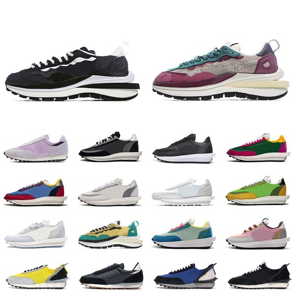 

discount men ldv waffle running shoes pure platinum metallic gold lavender mist womens classic outdoor comfortable sneakers trainers shoes