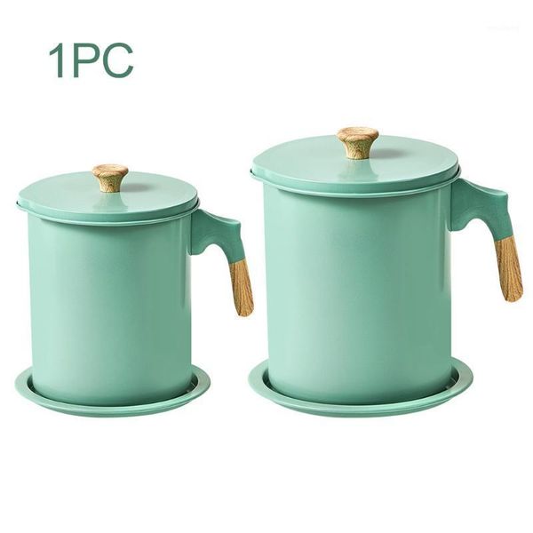 

storage bottles & jars multifunction ergonomic handle stainless steel for cooking bacon grease strainer easy clean oil filter pot home kitch