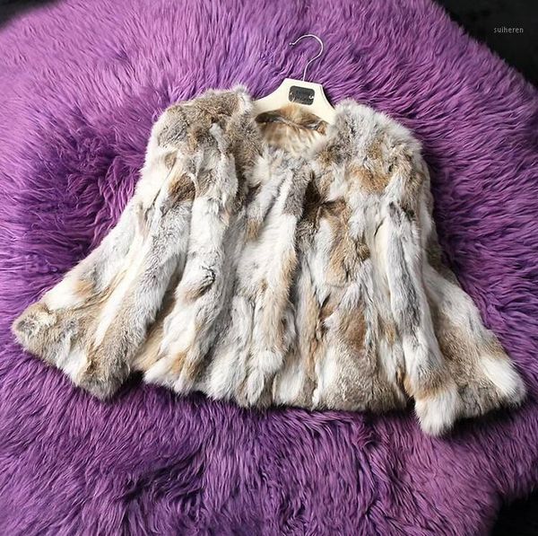 

new women fashion real genuine natural fur coat lady warm jacket custom any szie, Black