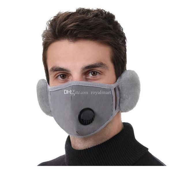 

winter keep warm with ear muffs face masks fashion breathing valve design cold breathable thicken outdoor cycling jllyfy lucky2005