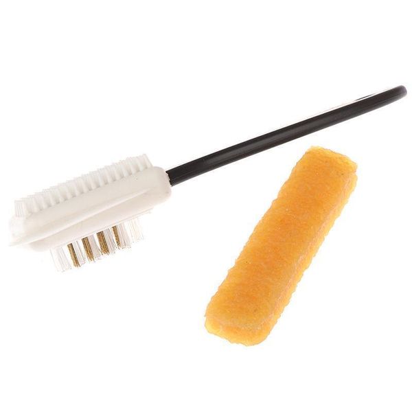 

2pcs set useful suede shoe brush 3 side cleaning brush and rubber eraser set black s shaped shoes cleaner for boot shoe h jllpyw