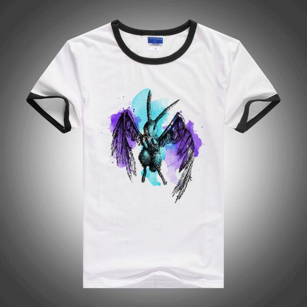 

sport ink and wash featherabbit t shirts simple style ulzzang gothic men tshirt streetwear harajuku t-shirt tee shirt homme fashion