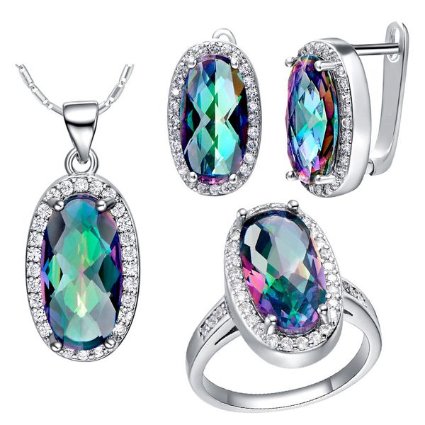 

foreign trade suit fashion export 925 silver made by selling supplier of colorful stone burst, Slivery;golden