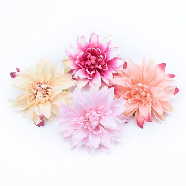 

5 10 fake gerbera heads flower wall wedding car home decoration accessories ornamental flowerpot artificial flowers f wmtasr