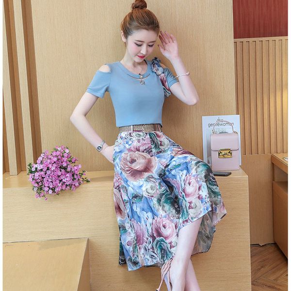 

summer two women's outfits short and loose pants define -2xl kup4, Gray