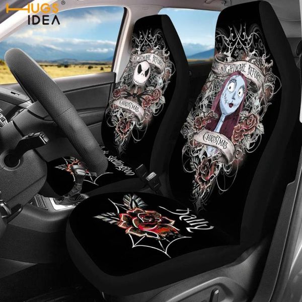 

cartoon car seat cover the nightmare before christmas print auto protector case anti dirty/dust/pet sheet for suv front place