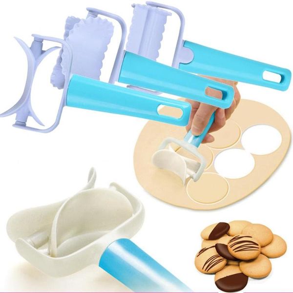 

baking & pastry tools 3 types embossing cake decorating biscuit mold maker stamp roller cookie cutter