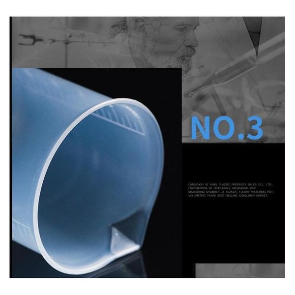 

50ml and 100ml plastic glass graduated measuring cup jug beaker kitchen lab tool liquid measure tool pp be jllmzl dh_garden