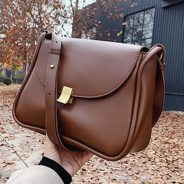 

shoulder bags designer fashion commuter handbags for women 2021 solid simple office pu leather wild hand tote bag zipper casual