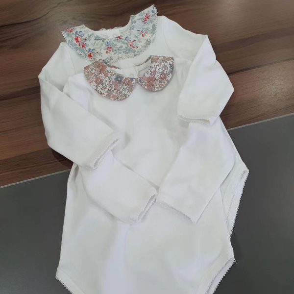 

in stock autumn winter baby girl clothes baby girl romper cotton floral rompers for boys kids rompers 201030, Blue