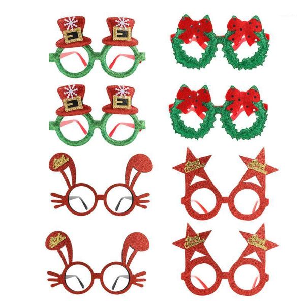 

christmas decorations 8pcs creative plastic glasses for home party adults kids1