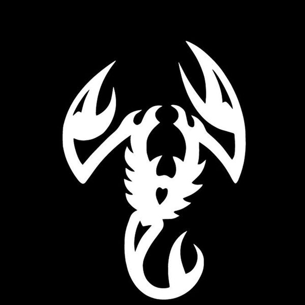 

scary scorpion creative applique fashion car window applique personality waterproof applique , 16cm*11cm