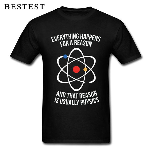 

geek physics for everything happens with a reason graphic fashion tees summer fall streetwear hooded sweatshirt hoodie men t shirt