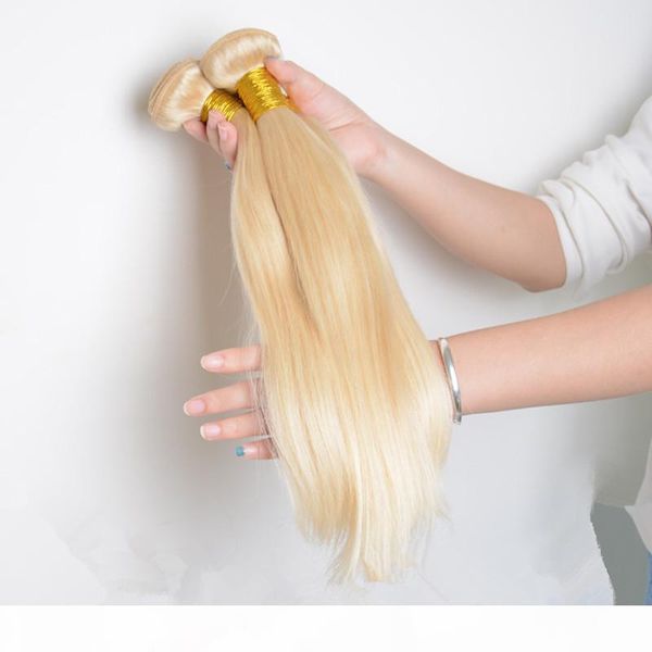 

full head 613 brazilian hair weaves straight wave hair bundles 100g piece & 3 pcs one lot, dhl, Black