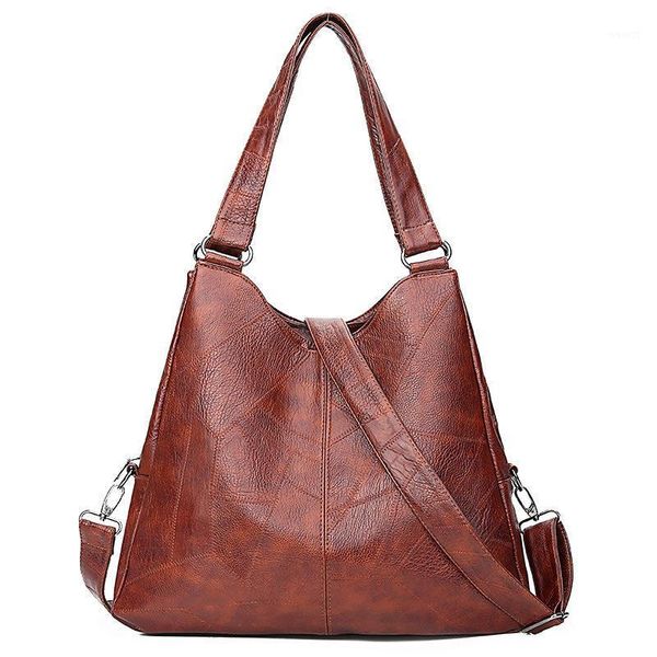 

waist bags female bag 2021 brand pu soft leather shoulder messenger for women handle casual big totes1