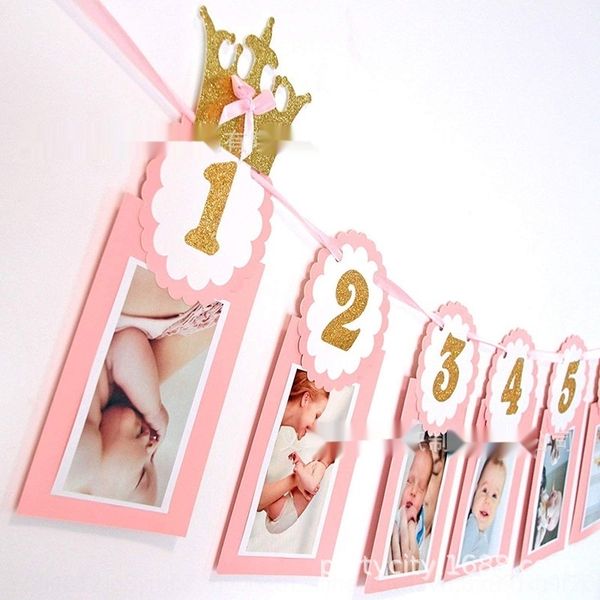 

5m4yo детской рамка флаг потянув один-летнего свадебной национального flag12anyang стену клипа предложение украшения атмосферу макета детско