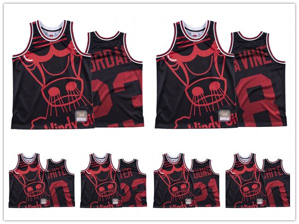

chicago bulls men otto porter jr. zach lavine michael jor dan black nba big face basketball jersey