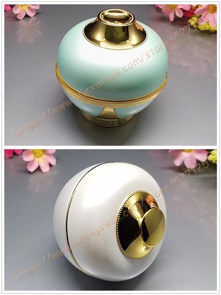 

storage bottles & jars grade cosmetics suit packing, 30g white/wathet cosmetic acrylic jar, for eye cream/mask cream container