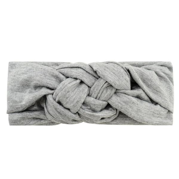 

1piece 18cm sweet girls cross turban headband knot elastic hairbands headwear soft headwrap for kids girls accessories 894 q sqckdn