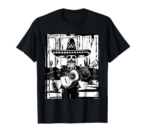 

mariachi skeleton funny black cool casual pride men new fashion ajax 2018 funny sport hooded sweatshirt hoodie t shirt