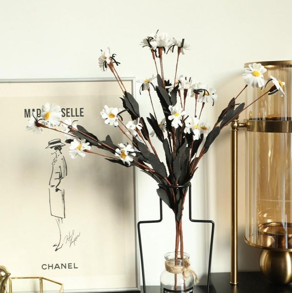 

decorative flowers & wreaths 1pcs 15 head daisies emulating home decoration hand held road leading wall artificial1