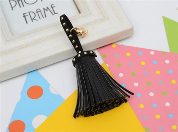 

2pcs imitation suede rivets tassels fringe diy keychain earrings making curtain sewing accessories pendant flowers craft tassel h jllcwm