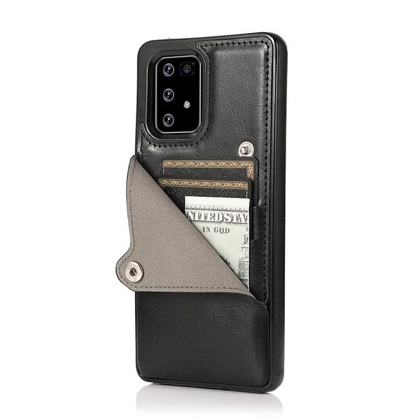 

for iphone 12 11 pro xs max phone case pu wallet cases with card slot leather case covers for samsung a91 s20 plus