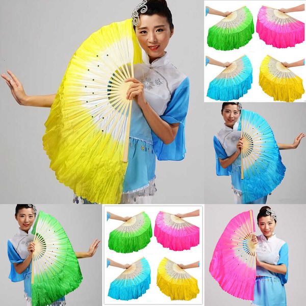 

fan festive chinese handmade silk dance fans belly dancing props 5 colors