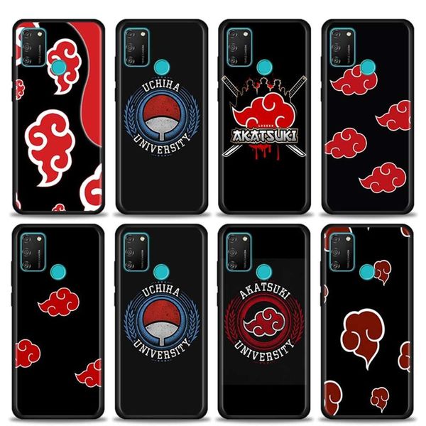 

naruto akatsuki uchiha itachi mobile phone case honor 8x 8s 9s 9c 9a 9x 10 20 s 30i pro lite x10 max 5g black soft shell coke