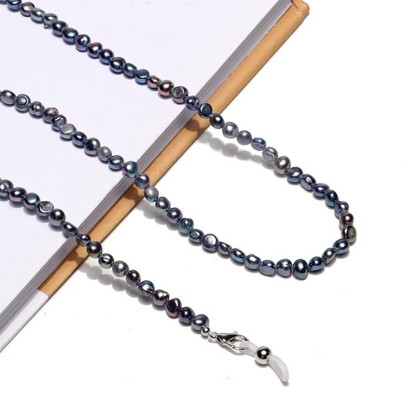 

2020 chic black pearl eyeglasses chain fashion women sunglasses reading glasses lanyard strap glasses rope jewelry h jllnab