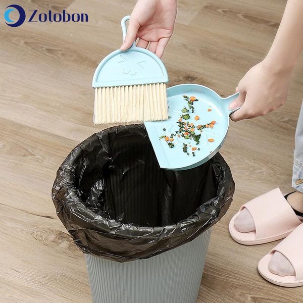 

zotobon mini desksweep cleaning brush 2 piece set keyboard brush small broom dustpan set home school office clean h76