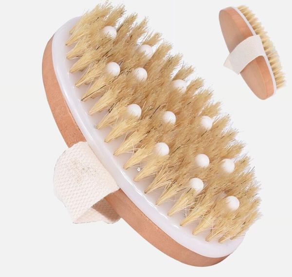 

soft bead natural boar bristles shower brush dry skin body brush remove dead skin b bbydiu sport777