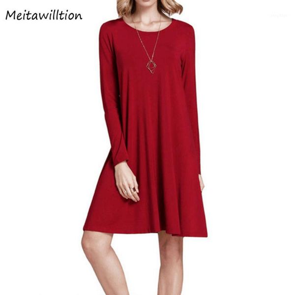 

spring o neck female beach party dress 2019 casual o neck women vintage dress autumn ladies long sleeve mini dresses1, Black;gray