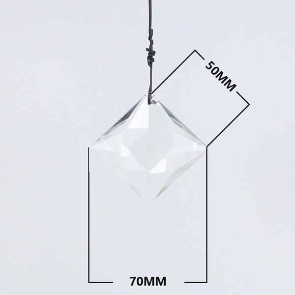 

75mm suncatcher glass art faceted crystal prism chandelier square pendant ornament window decor 3.0in 75mm suncatcher h bbyond