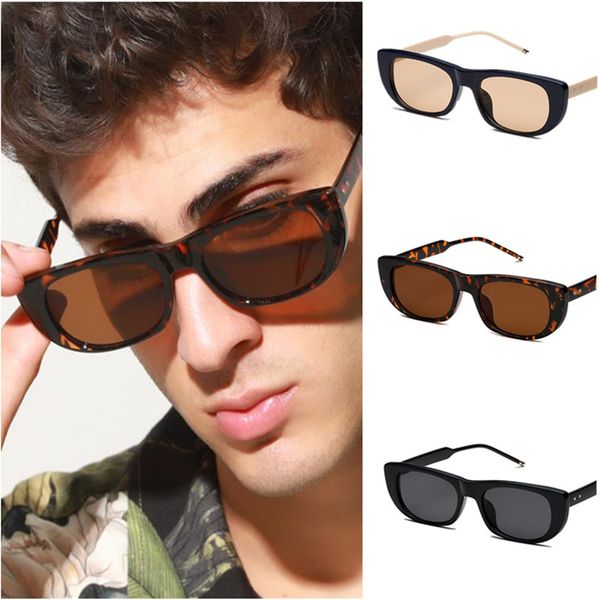 

fashion men sunglasses personality sun glasse square eyewear goggles anti-uv spectacles rice nails eyeglasses ornamental a, White;black