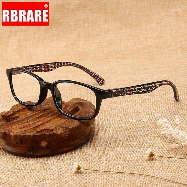 

rbrare square reading glasses men plastic frames spring mirror reading glasses gafas de lectura mujer progressive unisex1, White;black