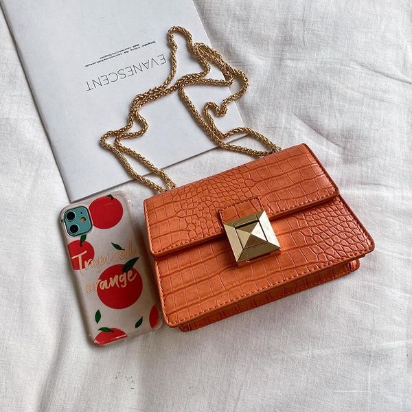 

bag small textured summer fashion new 2020 female simple shoulder bag korean style all-match chain small square tide pgo4o qynf