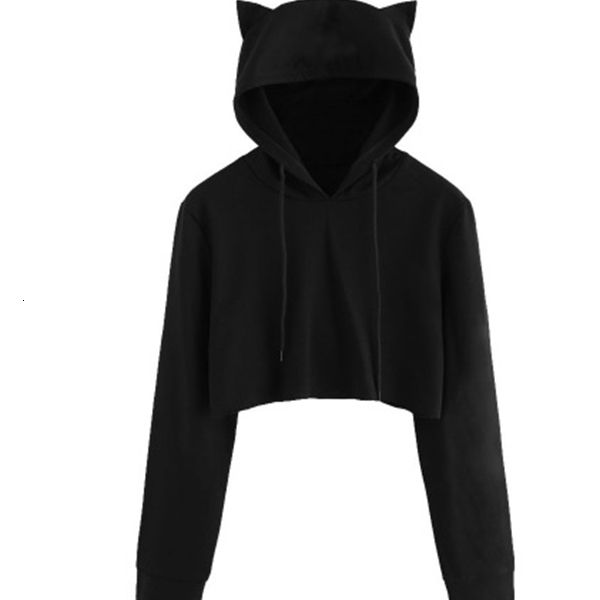 

2020 short slim hoodie, Black