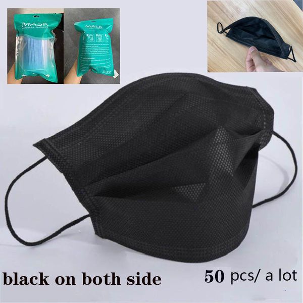 

kids with disposable chilidren ma 3 bag mask cover layer 3-ply non-woven dust masks ioba shipping masks face xmfj balck col blax