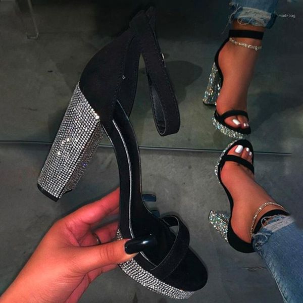 

sandals summer women bling woman ladies buckle slingbacks open toe feamle fashion casual platform shoes drop ship1, Black