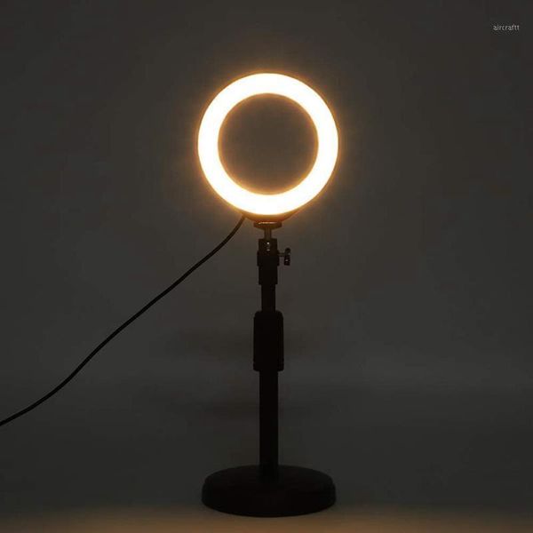

flash heads puluz pu391 led ring fill light mobile phone live selfie lamp camera table for video vlog advertising1