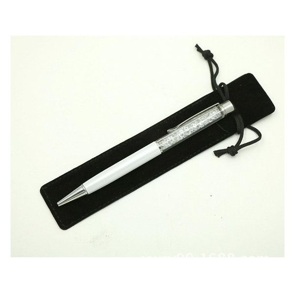 

eco-friendly pencil velvet pen holder single pencil case with rope for rollerball fountain ballpoint pens school off jllrwu sport77777