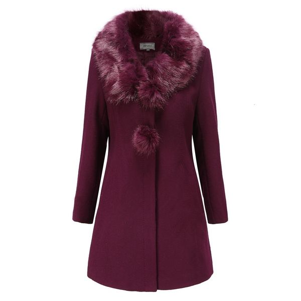 

new warm trade 2021 big wool collar winter women's coat 1 licr, Black
