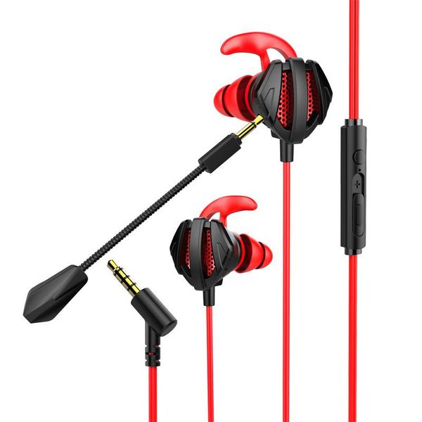 Cuffie da gioco di alta qualità In-Ear Mangia pollo con grano Subwoofer Computer E-sport Cuffie Desktop Notebook Cellulare Universale